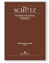 Stuttgarter Schutz-Ausgabe : Geistliche Chor-Music 1648 SATB Choral Score cover Thumbnail